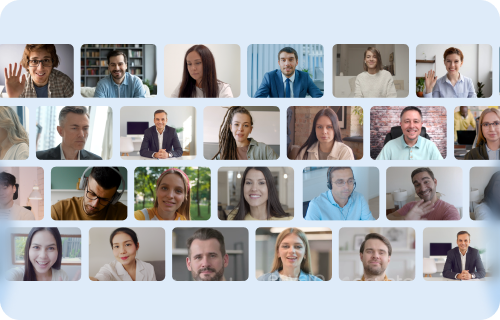 Video conferences for 250+ participants