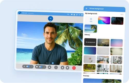 Virtual backgrounds