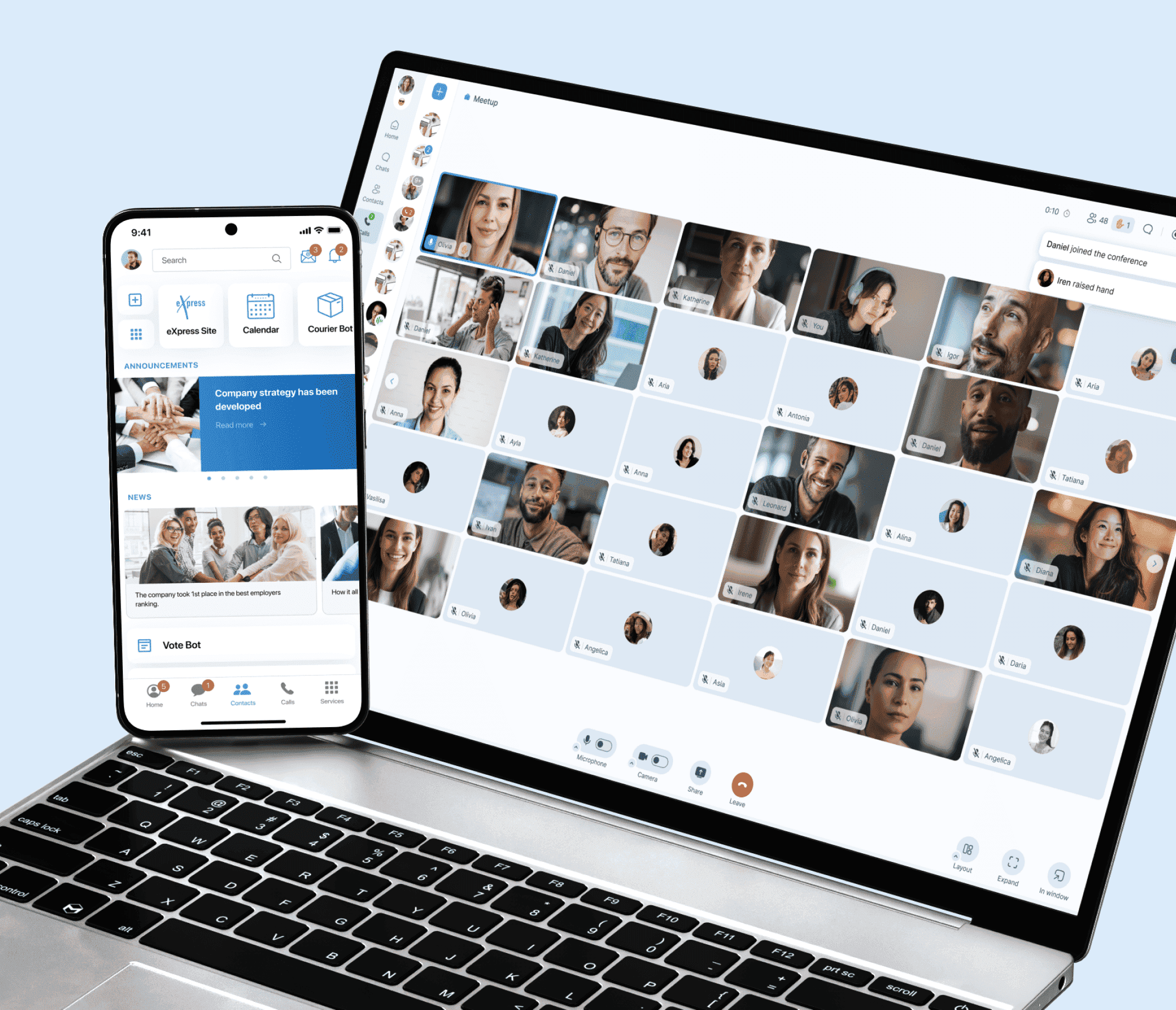 Надежная замена MS Teams, Slack, Zoom и других зарубежных решений