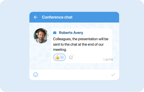 Online chat conference