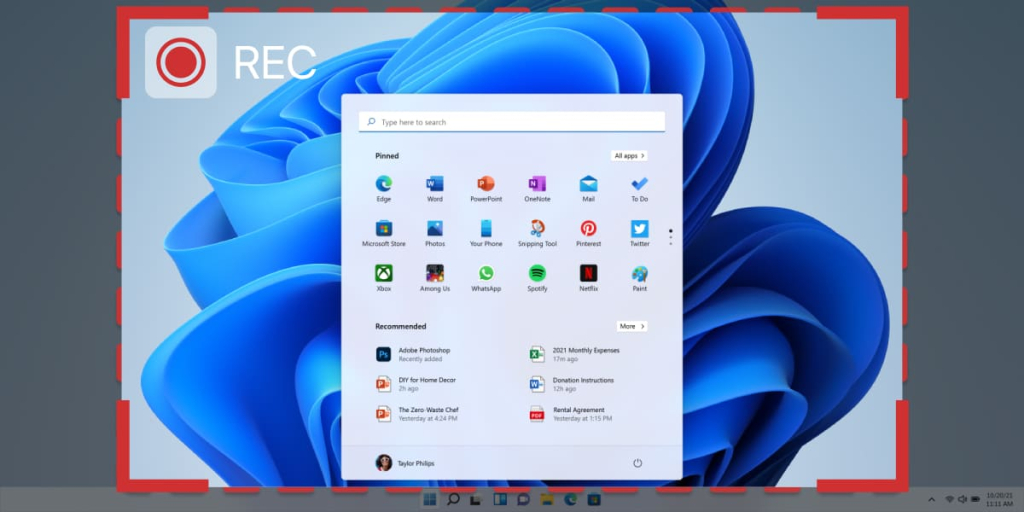захват экрана на windows