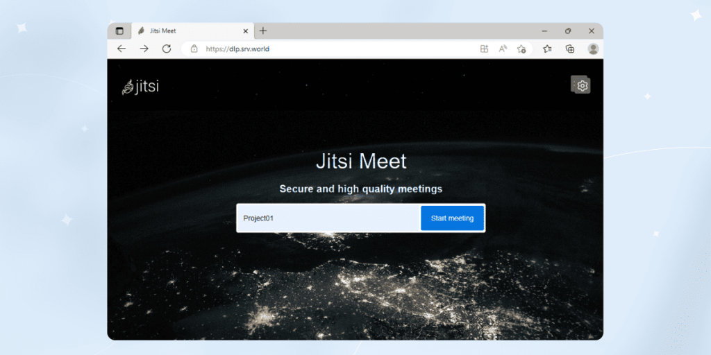 сервис Jitsi Meet