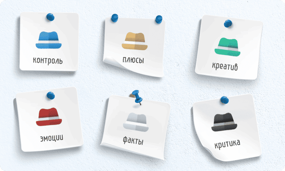 метод шести шляп мышления