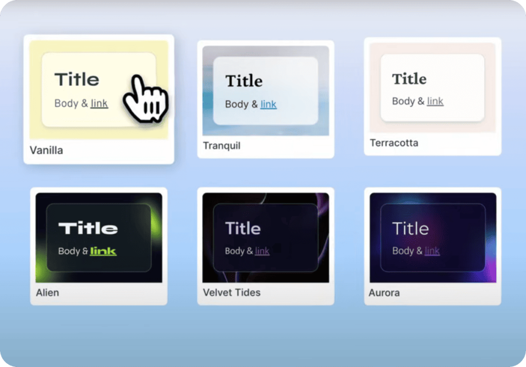 gamma AI для презентаций