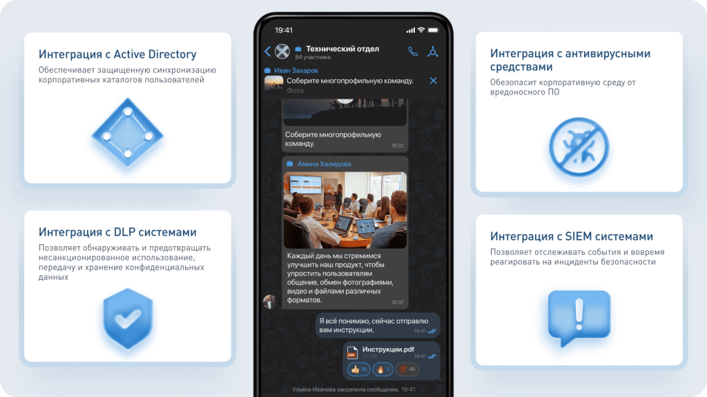 eXpress в рабочей среде: единая платформа для общения и интеграции с корпоративными системами на всех устройствах